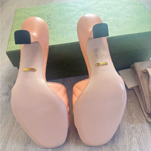 Gucci GG marmont quilted sandals - Picture 3 of 5